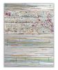 Cascading Sediment Number 6 | Mixed Media by Kari Souders. Item made of wood with canvas works with boho & contemporary style