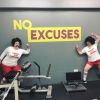 NO EXCUSES | Murals by 2 Sisters | My Fitness Hub Havant in Havant. Item made of concrete