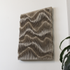 Pleated Wall Sculpture | Wall Hangings by andagain. Item composed of canvas in minimalism or contemporary style