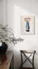 Meditation 6 | Collage in Paintings by Lizzie DiSilvestro. Item composed of canvas compatible with contemporary and modern style