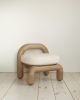 LITHIC Lounge Chair | Chairs by Maha Alavi Studio. Item composed of oak wood in contemporary or japandi style