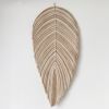 Leaf Wall Sculpture I | Wall Hangings by YASHI DESIGNS | Stanly Ranch, Auberge Resorts Collection in Napa. Item composed of cotton in boho or mid century modern style
