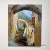 Summer Afternoon In Pruno II | Oil And Acrylic Painting in Paintings by Julia Lawing Fine Art. Item made of wood & synthetic