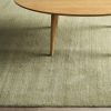Solid Sage Green Hand Tufted Wool Rug | Area Rug in Rugs by Krafcreation. Item made of cotton works with boho & minimalism style