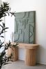 Plaster Art, Textured Art, Geometric Art, Wood Art | Wall Sculpture in Wall Hangings by Blank Space Studios. Item made of oak wood works with minimalism & mid century modern style