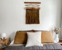 Grasslands no. 5 Weaving | Tapestry in Wall Hangings by Sarah Lawrence. Item made of paper with fiber works with boho & mid century modern style