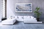 Quartz-1, 'Spacious' | Oil And Acrylic Painting in Paintings by Sangeeta Sagar. Item composed of paper in contemporary or modern style