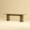 Bronzed Glass Lounge Table - NOOR by Lebanto | Coffee Table in Tables by Lebanto. Item composed of glass in minimalism or contemporary style