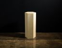 Goatskin Modern Side Table by Costantini, Pergamino | Tables by Costantini Design. Item made of wood with leather