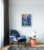 The Mirror of Life | Oil And Acrylic Painting in Paintings by Jacob von Sternberg Large Abstracts. Item made of canvas with synthetic