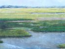 Marsh Landing | Oil And Acrylic Painting in Paintings by Victoria Primicias. Item made of wood & canvas compatible with contemporary and coastal style