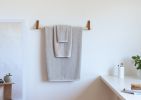 Bathroom Bundle Kit [Flag End] | Hook in Hardware by Keyaiira | leather + fiber | Artist Studio in Santa Rosa. Item composed of leather