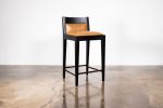 Stool in Argentine Rosewood by Costantini, Palermo Hollywood | Chairs by Costantini Design. Item composed of wood & fabric