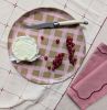 Pink Gingham Serving Platter | Serveware by Rosie Gore. Item composed of ceramic