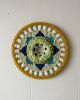 Custom Pair of Circular Woven Wall Hangings Artwork | Tapestry in Wall Hangings by Emily Nicolaides. Item composed of fiber in boho or eclectic & maximalism style