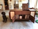 Walnut Vintage Record Console | Tables by Sallie Plumley Studio