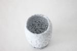Terrazzo blue clay cup III | Drinkware by ZHENI. Item made of stoneware