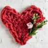 A Large Hand Crocheted Heart DIY KIT | Wall Hangings by Flax & Twine