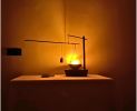Chronometer of Light — Philosophical Sculptural Lamp With An | Sculptures by Loom&Drift. Item composed of wood and ceramic in mid century modern or country & farmhouse style