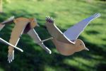 flock of birds | Public Sculptures by Jeroen Stok. Item composed of steel