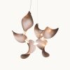Dune 6 Cluster in Metallic Tones Pendant Light | Chandeliers by MOSS Objects. Item composed of metal in contemporary or japandi style