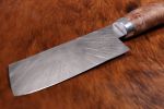 Forged culinary Damascus Steel Knife by Costantini Design | Utensils by Costantini Design. Item composed of wood and steel