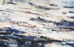 Skydance | Collage in Paintings by Adam Collier Noel. Item made of paper compatible with contemporary style