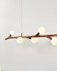 Arborlux Horizontal Pendant | Pendants by Oehl. Item made of oak wood & copper compatible with minimalism and mid century modern style