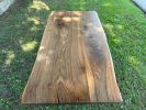 Walnut Dining Table - Live Edge Table - Conference Table | Tables by Tinella Collection. Item composed of walnut in contemporary or art deco style