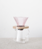 Glass Pour Over Set Drip Brewer Coffee Maker | Drinkware by Vanilla Bean