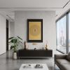 Imperial Yunjin Silk Brocade Shurangama Mantra Thangka Frame | Embroidery in Wall Hangings by Dynasty Artisan. Item made of wood & fabric compatible with contemporary and eclectic & maximalism style