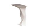 Amorph Frolic Console Table, Wall-Mounted, White Matte | Tables by Amorph. Item composed of wood