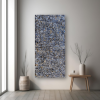 'Nocturne' - Highly Textured Abstract Fine Artwork | Paintings by Christina Twomey Art + Design. Item made of canvas works with minimalism & contemporary style