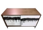Finage Art Cabinet by Morgan Clayhall — Walnut, Sliding Door | Credenza in Storage by Morgan Clayhall Inc. Item made of walnut with metal works with contemporary & modern style