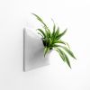 Node XL Wall Planter, 15" Mid Century Modern Planter, Gray | Plant Hanger in Plants & Landscape by Pandemic Design Studio. Item composed of stoneware in mid century modern or japandi style