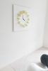 "Mocap WHITE / YELLOW"  illusionistic wall clock | Decorative Objects by JAN PAUL. Item made of wood with metal works with mid century modern & contemporary style