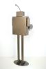 ROBOOk MARBLE | Sculptures by MELA. Item composed of metal and marble in minimalism or contemporary style