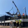 Leaping Sturgeon Commissioned for approach to Cuomo Bridge | Public Sculptures by Wendy Klemperer Art Inc. Item composed of steel