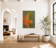 Nexus | Prints in Paintings by ARTATAK. Item made of cotton with paper works with contemporary & japandi style