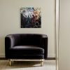 Ascending from Darkness | Wall Sculpture in Wall Hangings by Gila Mosaics Studio. Item made of ceramic with glass works with contemporary style