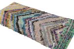 Vintage Moroccan Rug with Polychromatic Chevron Patterns | Area Rug in Rugs by Rug and Kilim