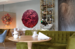 Merlet Restaurant | Interior Design by John Breed | Restaurant Hotel Merlet in Schoorl. Item composed of glass & synthetic