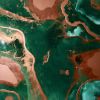 Emerald Bey | Oil And Acrylic Painting in Paintings by Art By Skevi. Item composed of wood and synthetic