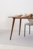 YRKE – dining table made of American walnut wood, mid centur | Tables by Mo Woodwork. Item composed of walnut compatible with minimalism and mid century modern style