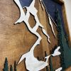 Wooden Mountain Wall Art - ''Spilos'' | Wall Sculpture in Wall Hangings by Skal Collective. Item made of wood