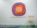 Plum Purple | Oil And Acrylic Painting in Paintings by Claire Desjardins. Item made of canvas
