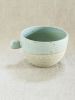 Seafoam Dessert Bowl -Unique handmade ceramics | Dinnerware by Tomoko Ceramics. Item made of stoneware works with contemporary & modern style