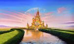 Disney Castle mural | Murals by Neil Wilkinson-Cave. Item composed of synthetic