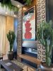 Cairns Garden | Oil And Acrylic Painting in Paintings by John Randall Nelson | Canopy by Hilton Tempe Downtown in Tempe. Item composed of paper and synthetic