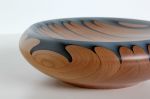 Long Shadow Series #11 (Cherry with black and grey) | Decorative Bowl in Decorative Objects by Long Grain Furniture. Item composed of wood compatible with contemporary and modern style